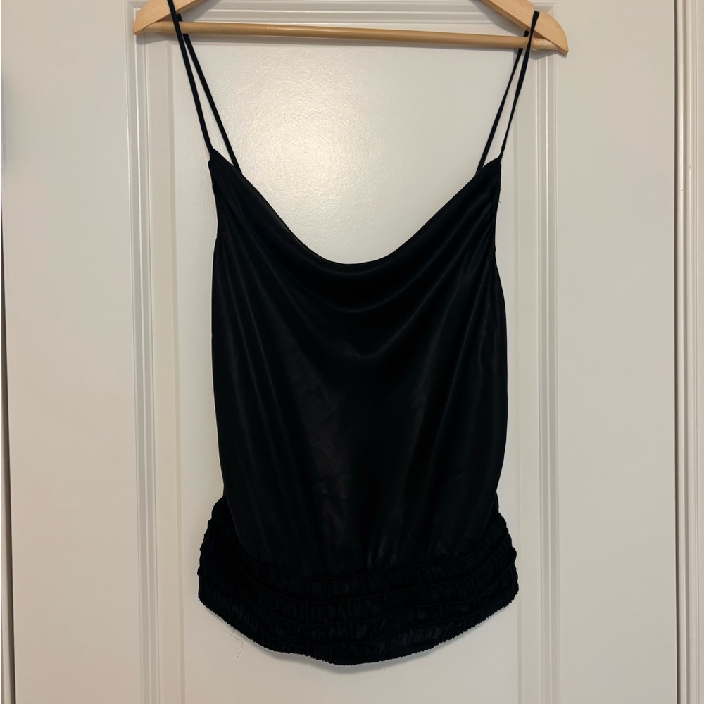 EUC - Current Air Silky Cowl Neck Top
